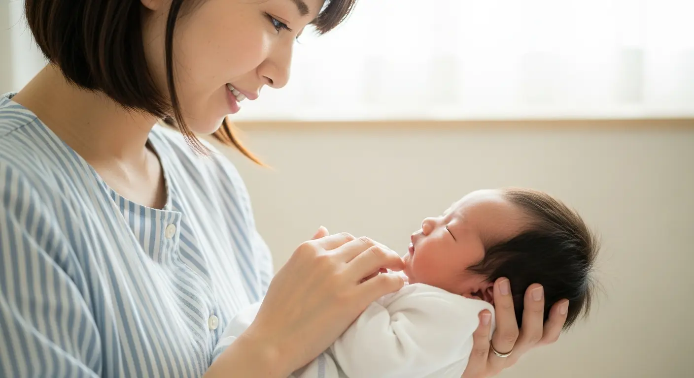 「血液」は使いません。赤ちゃんへの痛みはゼロ