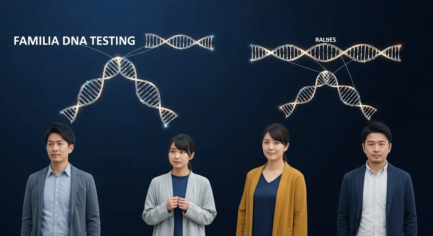 新しいDNA型鑑定法「家族性DNAテスト」の仕組みと革新性