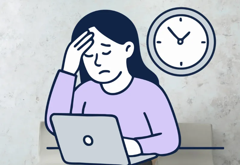 結果が遅れるケース