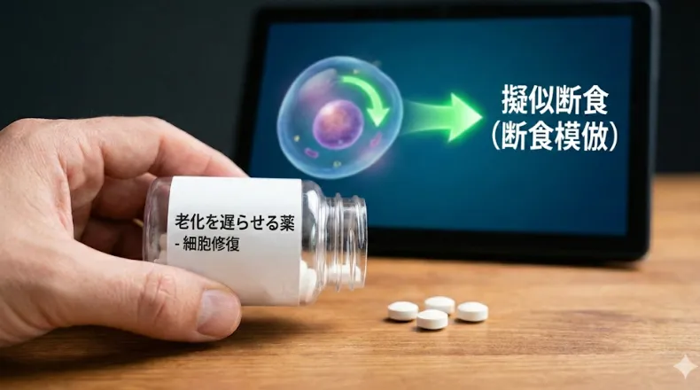 老化を遅らせる薬（抗老化薬）とは？