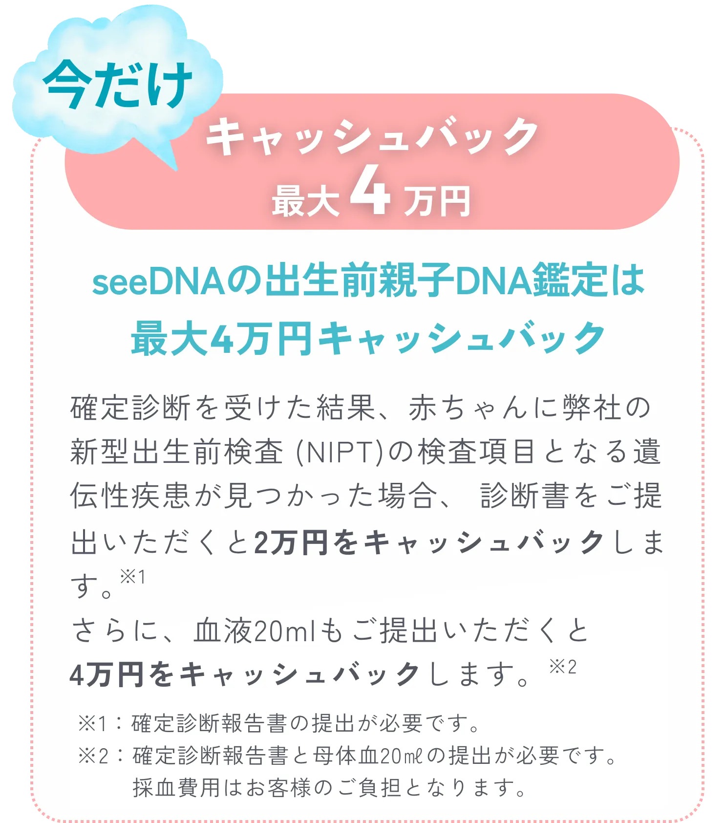 キャッシュバック最大4万円