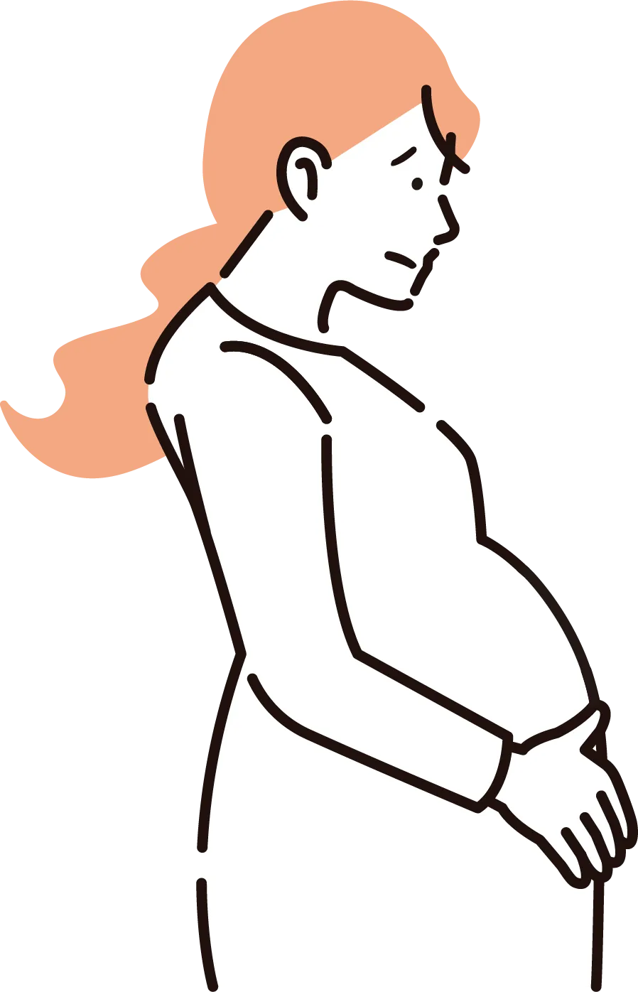 母体血液による胎児の親子DNA鑑定の結果を待つ妊婦