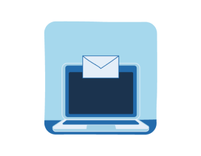 DNA検査の検査結果をみる女性