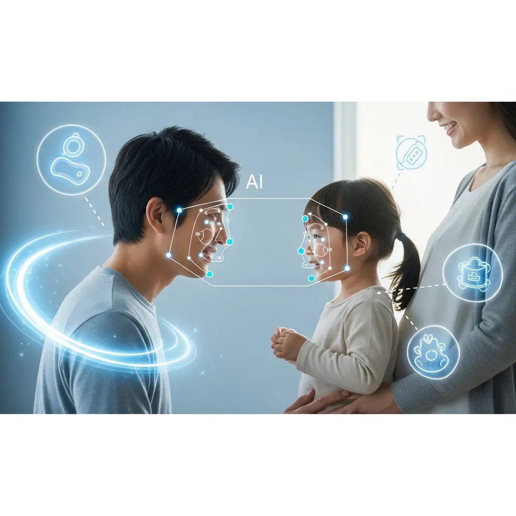 「家族の絆 AI顔診断」とは？AIが顔の類似度を数値化する仕組み