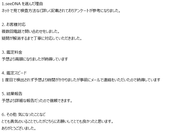 お客様からのメール